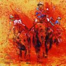 High Noon at Jaipur part#1
Elephant polo

22"x22"